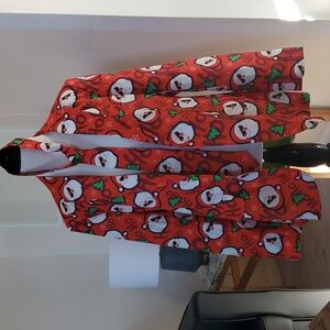 Red Santa BLAZER + PANT + TIE Suitmeister Red Size Small - 34-36